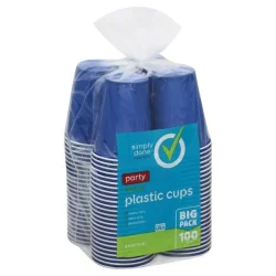 Simply Done Plastic Assorted Cups