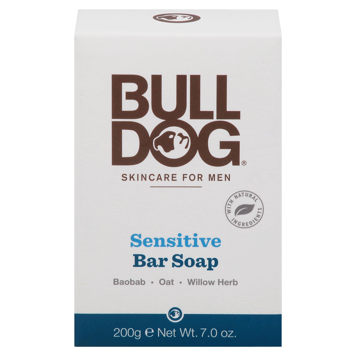 slide 1 of 5, Bulldog Sensitive Bar Soap 7.0 oz, 7 oz