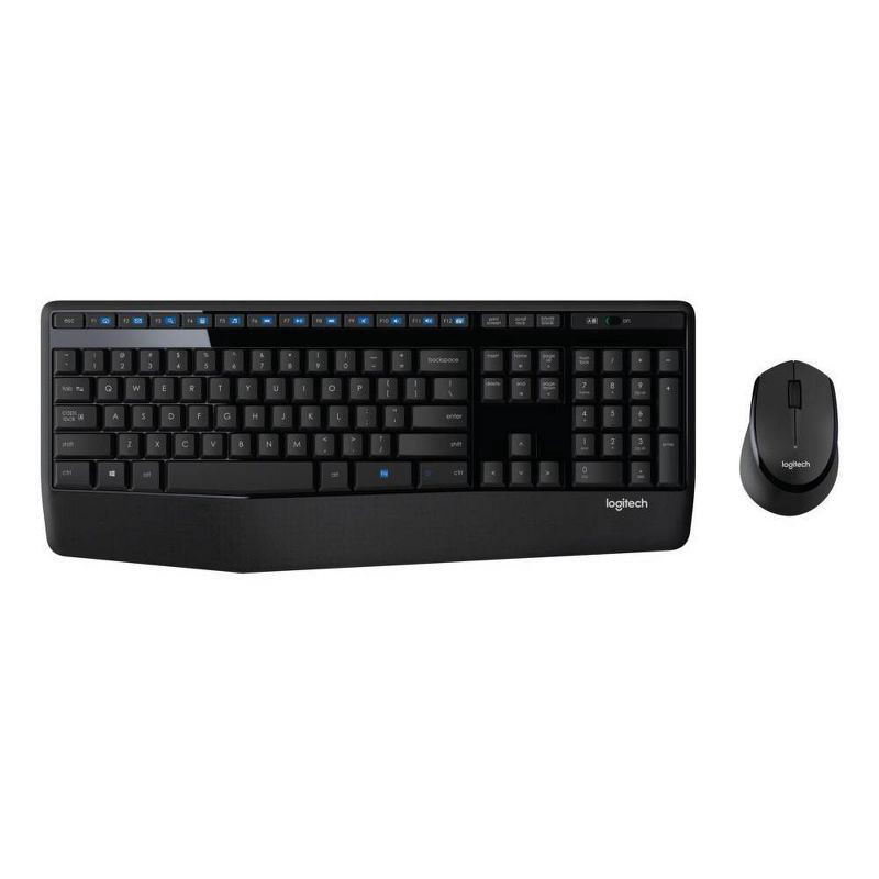 slide 1 of 8, Logitech Wireless Desktop Keyboard And Mouse Combo, Mk345, 1 ct