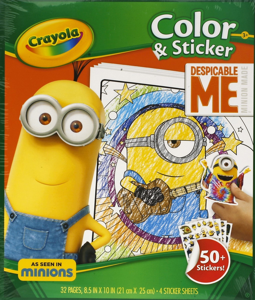 slide 2 of 2, Crayola Color & Sticker - Despicable Me, 1 ct