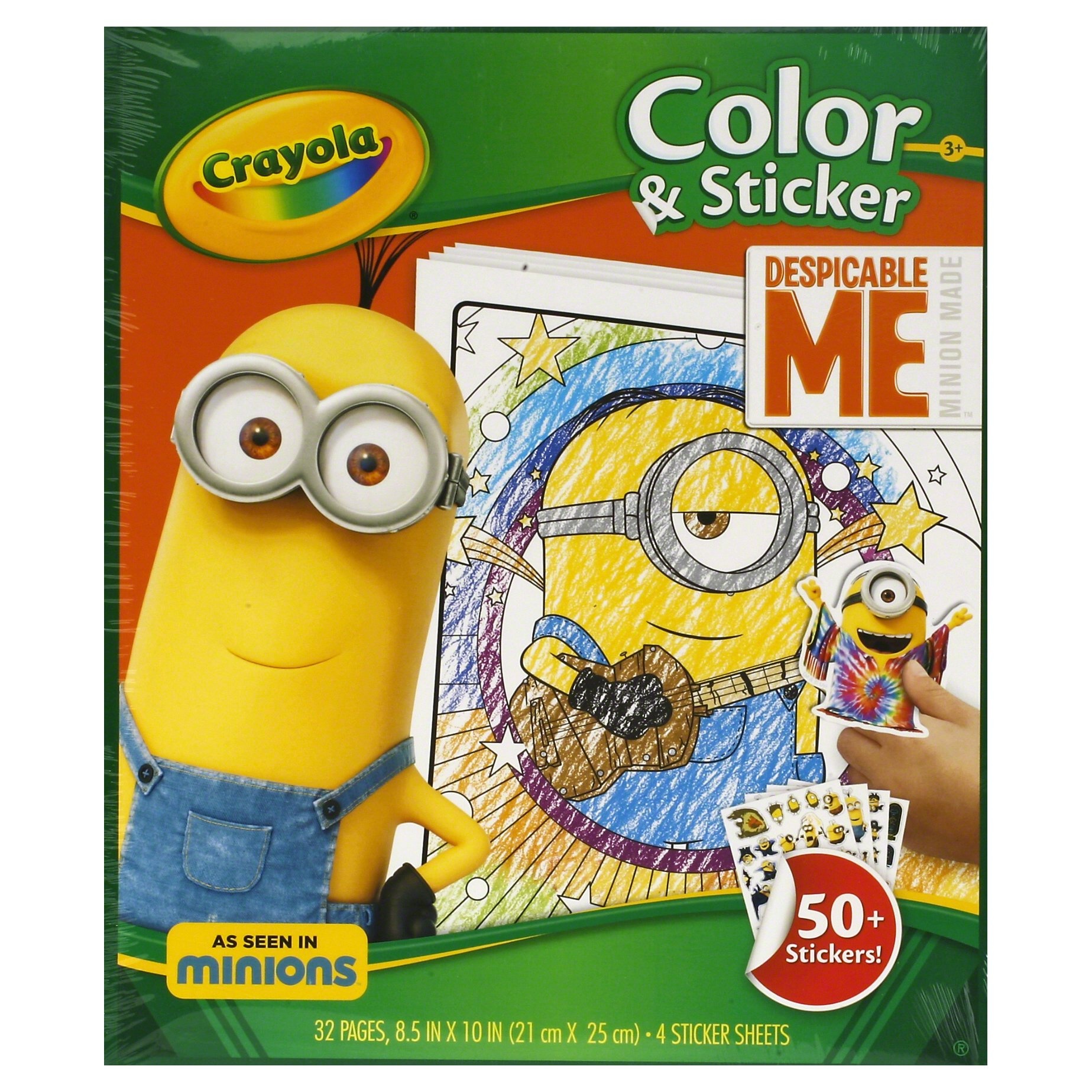 slide 1 of 2, Crayola Color & Sticker - Despicable Me, 1 ct