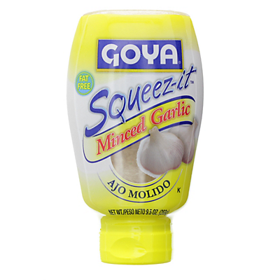 slide 1 of 1, Goya Minced Garlic Squeez-it Bottle, 9.5 oz