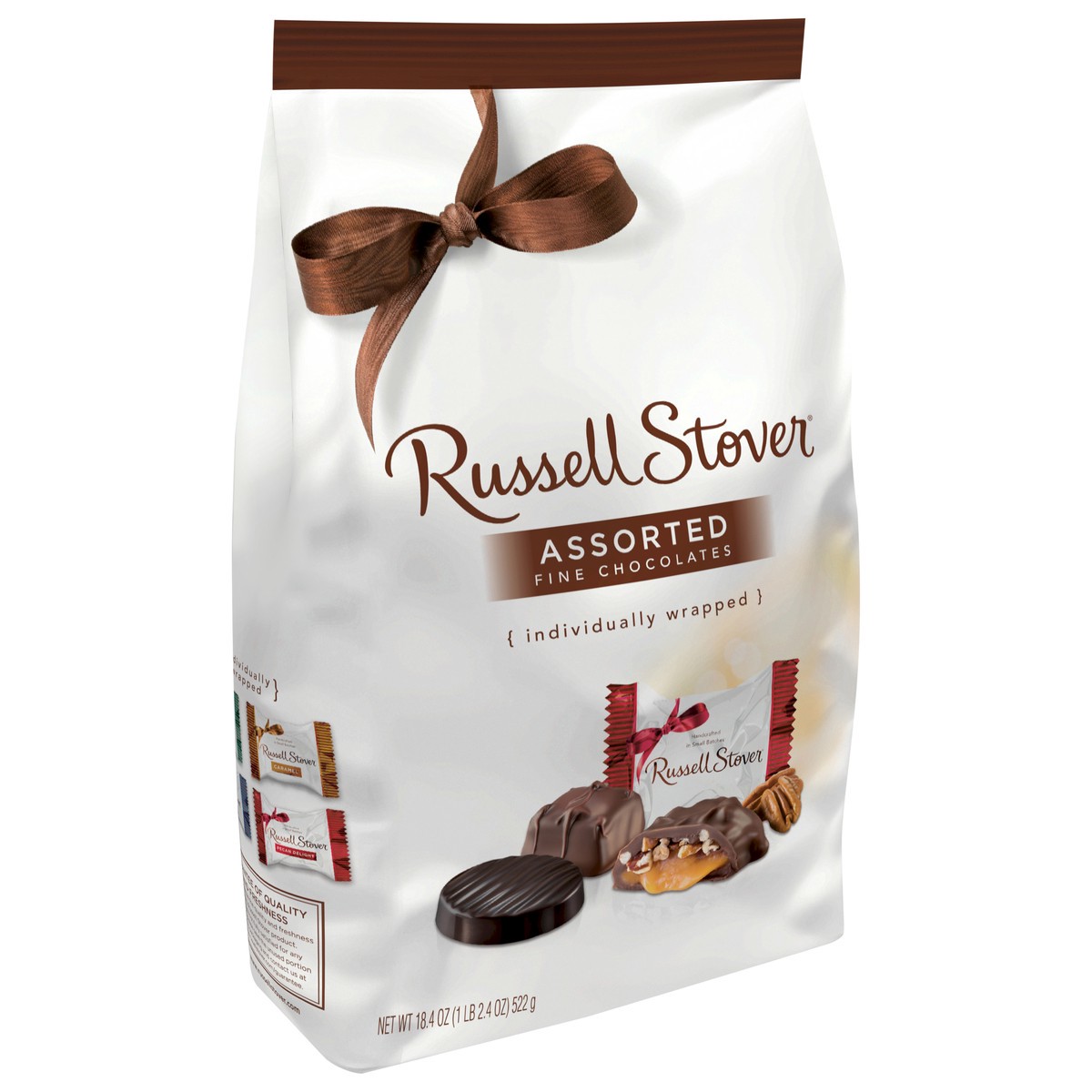 slide 6 of 9, RUSSELL STOVER Assorted Milk & Dark Chocolates, 18.4 oz. bag (˜ 34 pieces), 18.4 oz