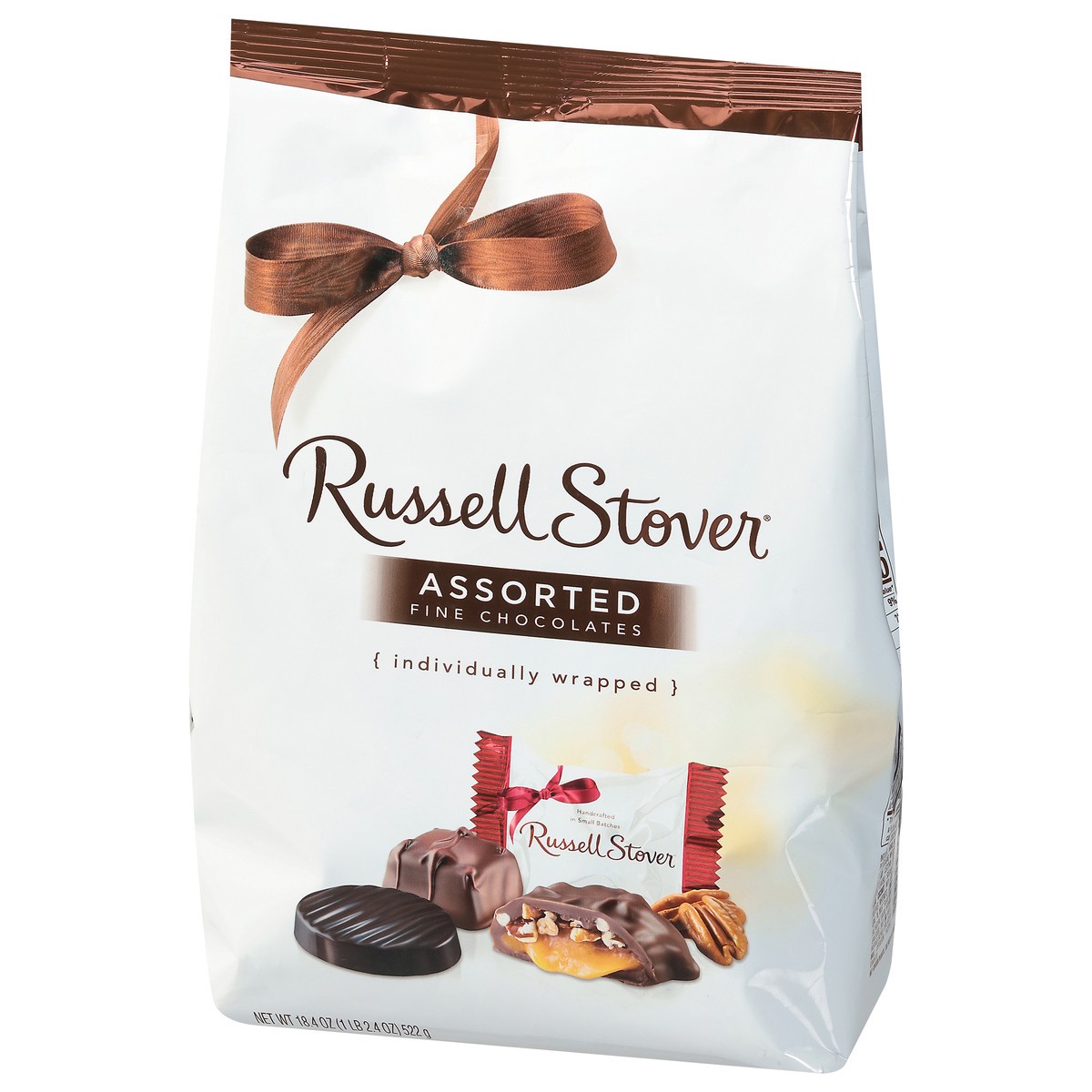 slide 2 of 9, RUSSELL STOVER Assorted Milk & Dark Chocolates, 18.4 oz. bag (˜ 34 pieces), 18.4 oz