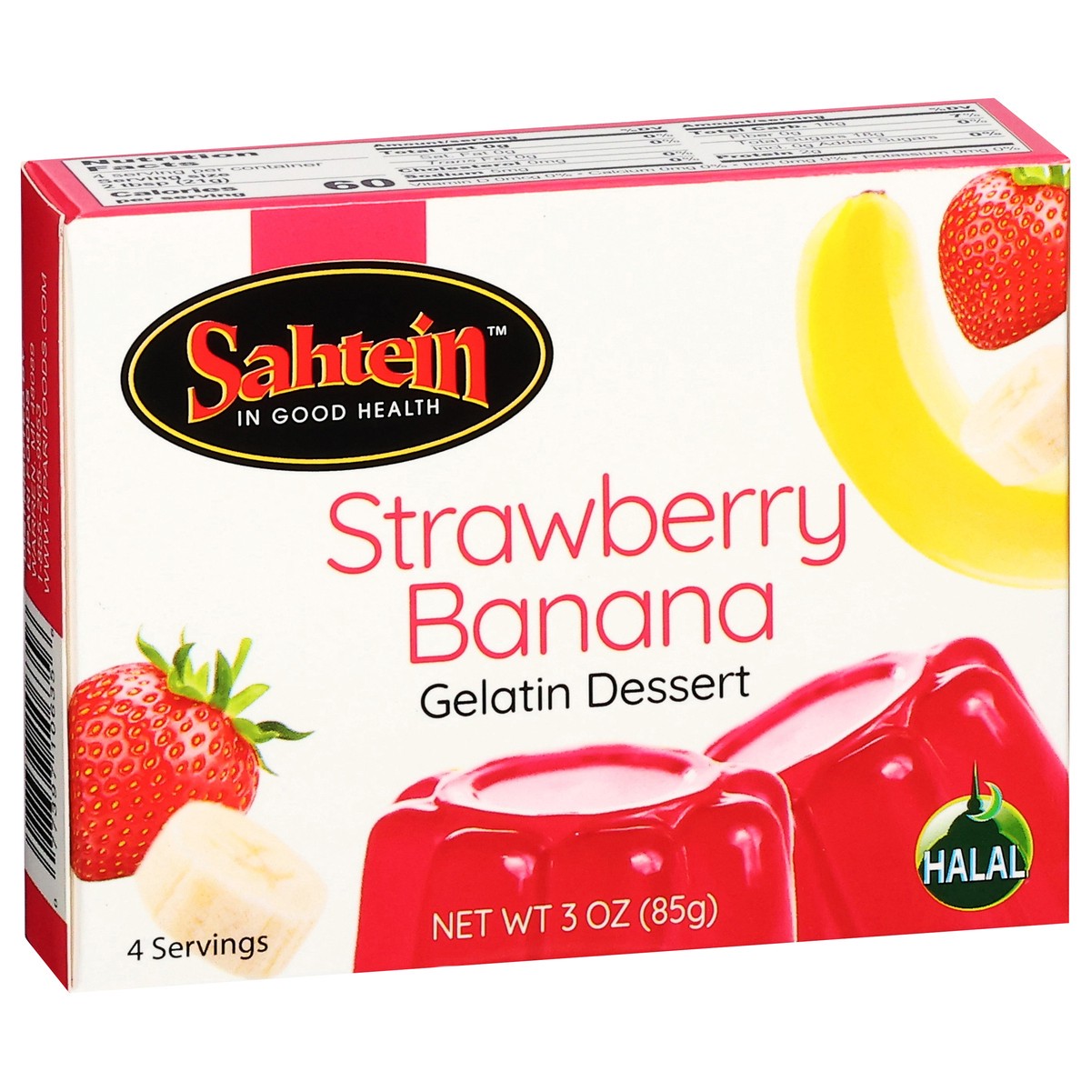 slide 11 of 13, Sahtein Gelatin Strawberry Banana, 1 ct