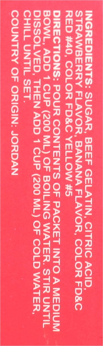 slide 6 of 13, Sahtein Gelatin Strawberry Banana, 1 ct