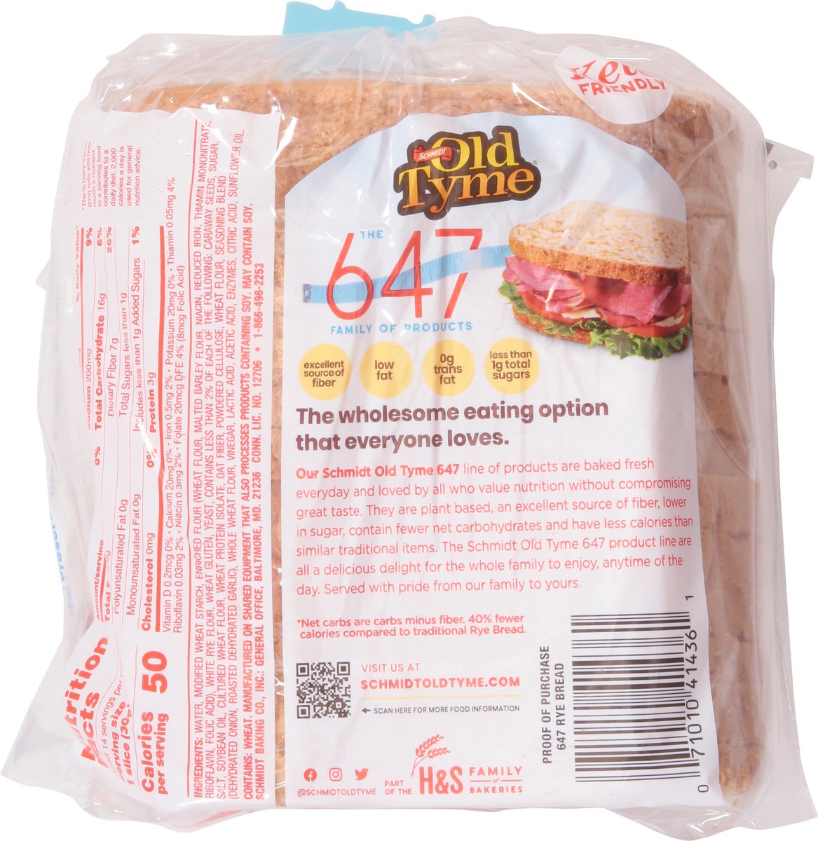 slide 5 of 9, Old Tyme 647 Rye Bread 15 oz, 15 oz