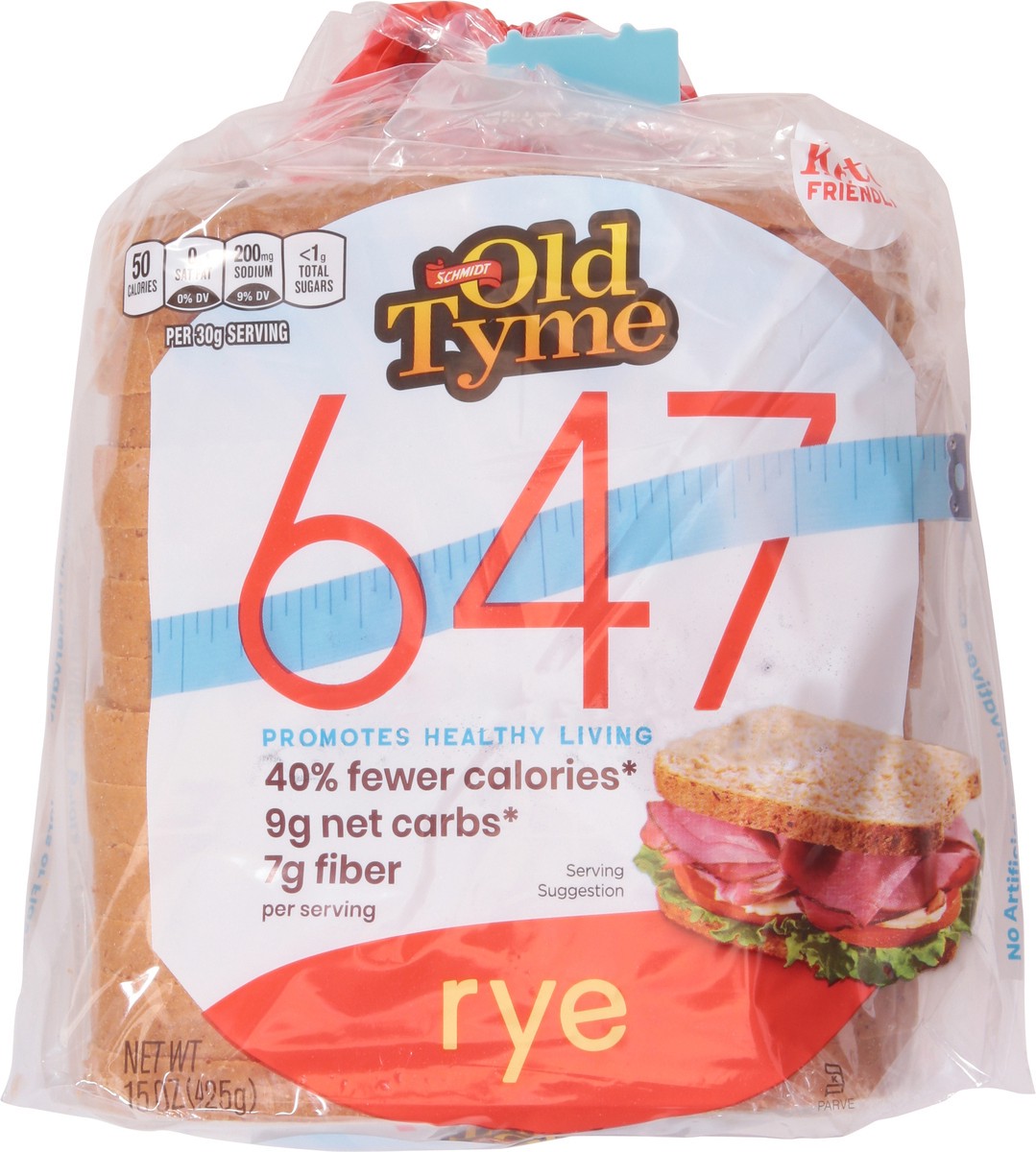 slide 7 of 9, Old Tyme 647 Rye Bread 15 oz, 15 oz