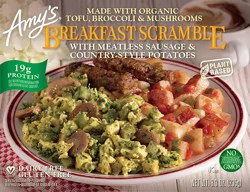 Amy's Kitchen Homestyle Breakfast Scramble with Veggie Sausage