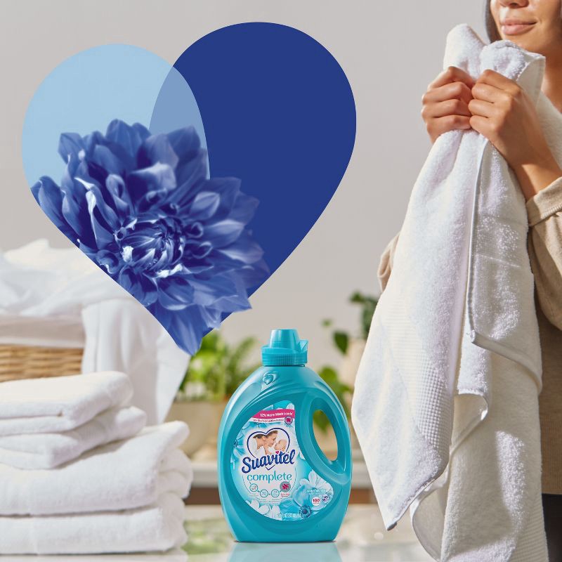 slide 2 of 9, Suavitel Complete Fabric Conditioner, Waterfall Mist, 100 Oz., 100 fl oz