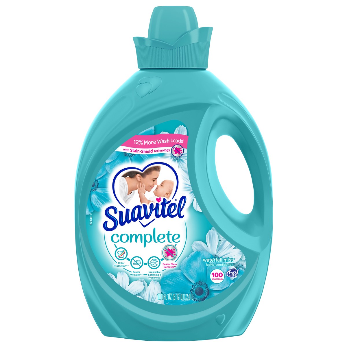 slide 1 of 9, Suavitel Complete Fabric Conditioner, Waterfall Mist, 100 Oz., 100 fl oz