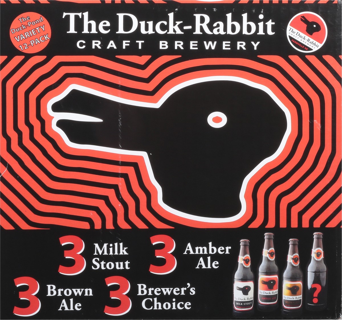 slide 2 of 10, The Duck-Rabbit Beer Variety Pack 12 ea, 144 oz