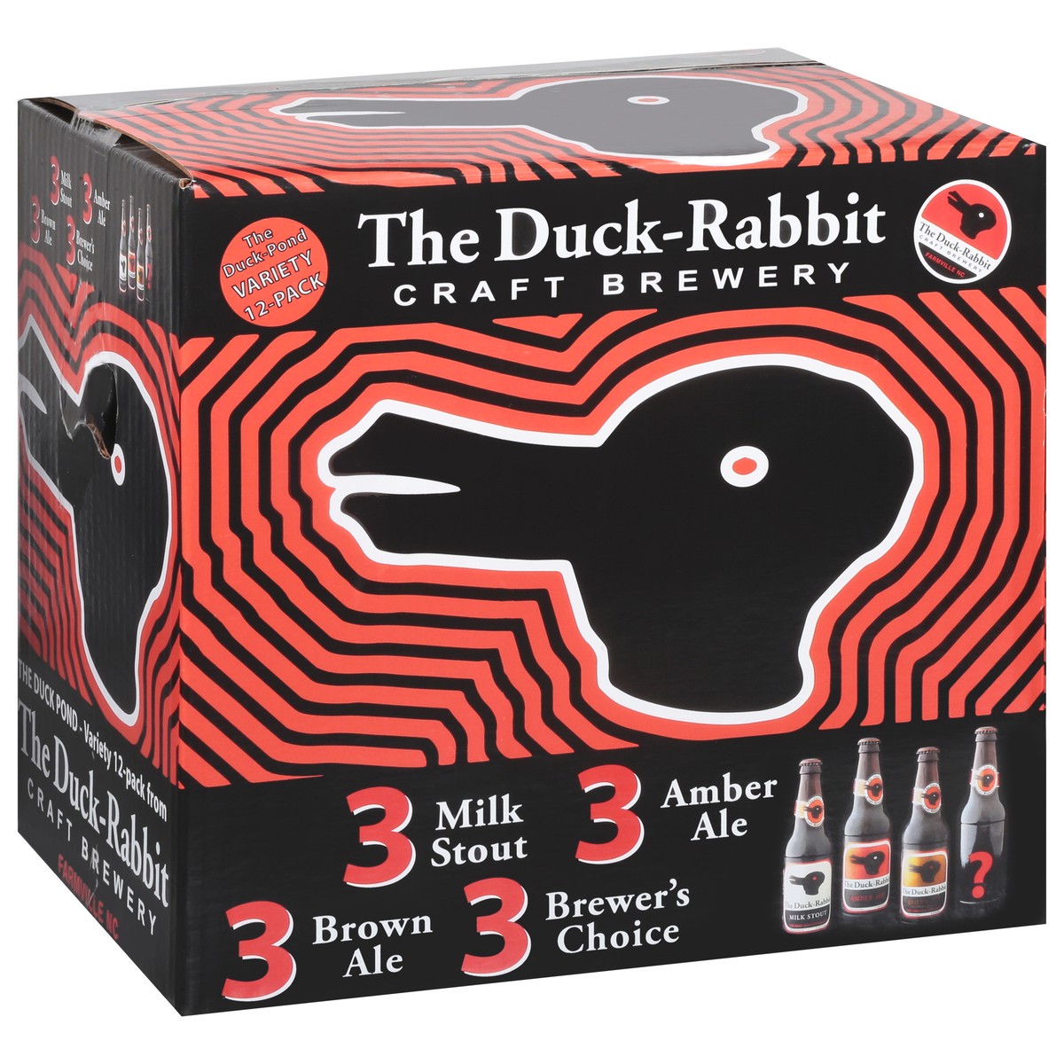 slide 8 of 10, The Duck-Rabbit Beer Variety Pack 12 ea, 144 oz