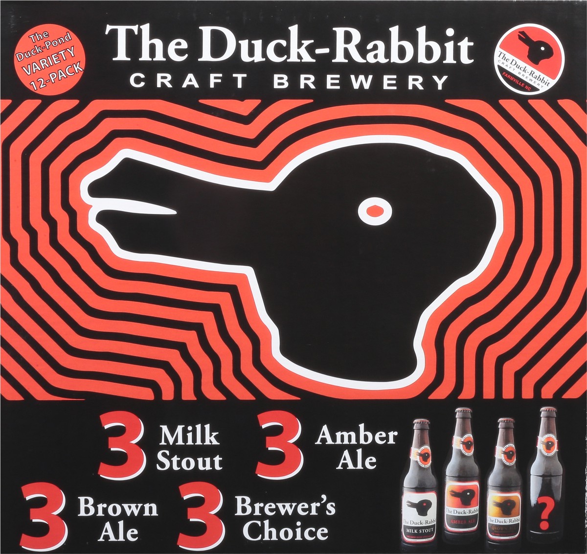 slide 10 of 10, The Duck-Rabbit Beer Variety Pack 12 ea, 144 oz