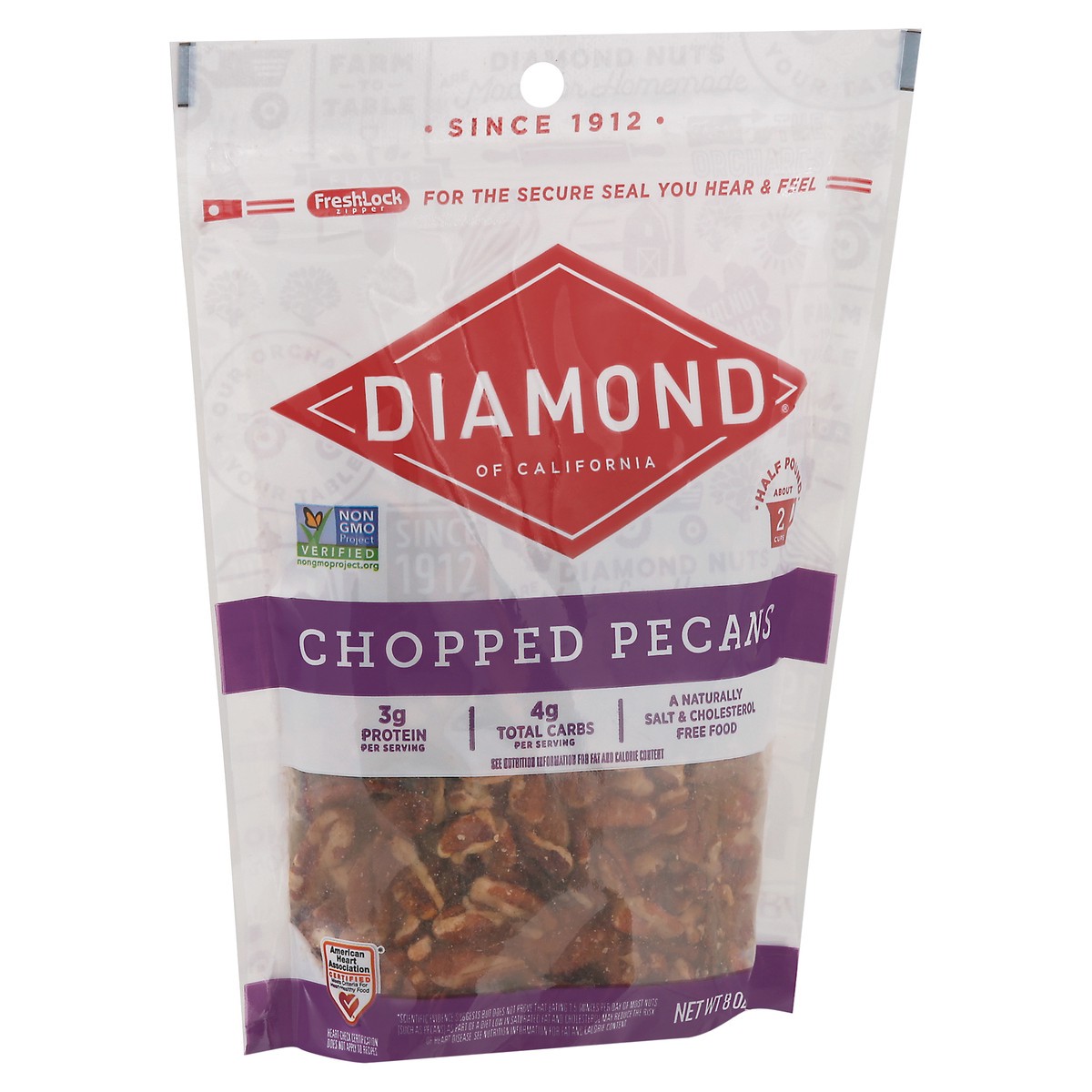slide 7 of 9, Diamond of California Chopped Pecans - 8 oz, 8 oz