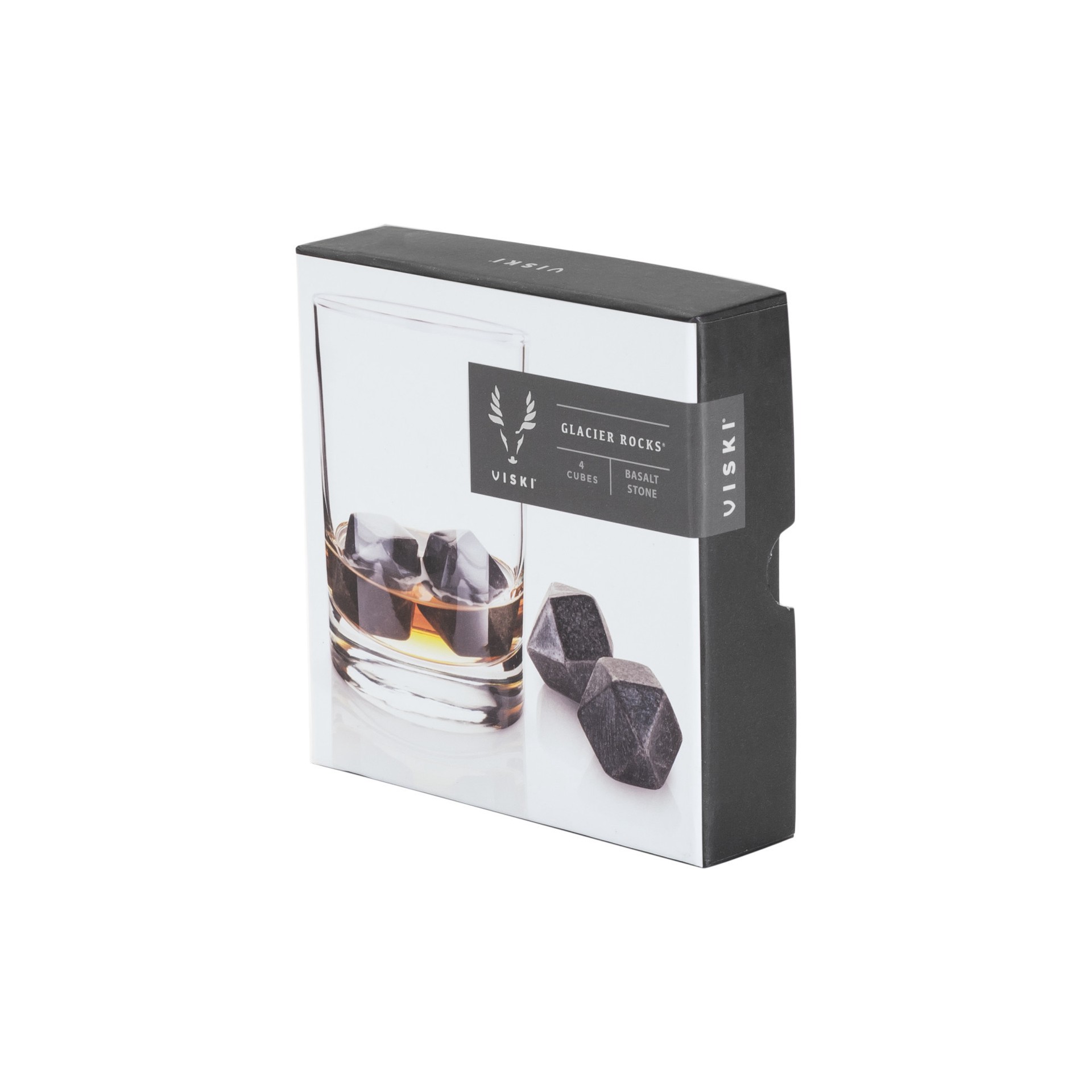 slide 2 of 5, Viski Glacier Rocks Hexagonal Basalt Stones by Viski, 4 ct