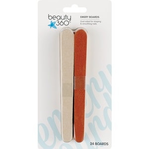 slide 1 of 1, Beauty 360 Emery Boards, 24 ct