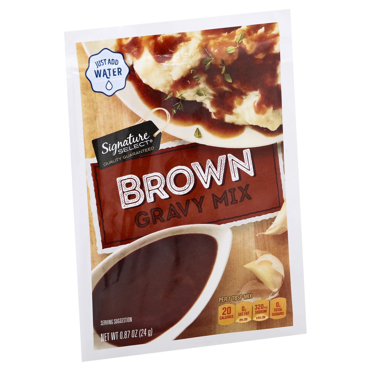 slide 2 of 9, Signature Kitchens Gravy Mix Brown, 