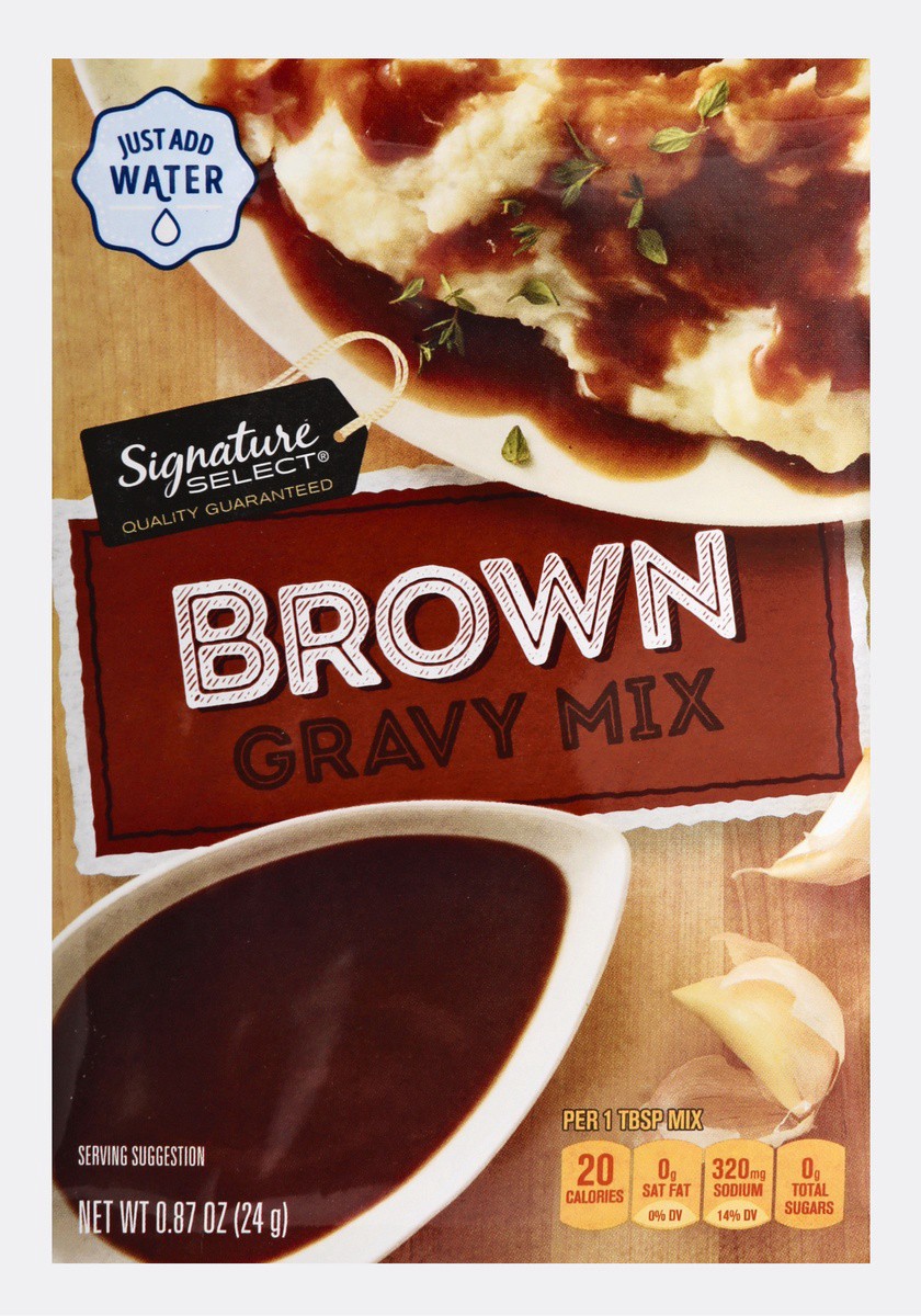 slide 6 of 9, Signature Kitchens Gravy Mix Brown, 