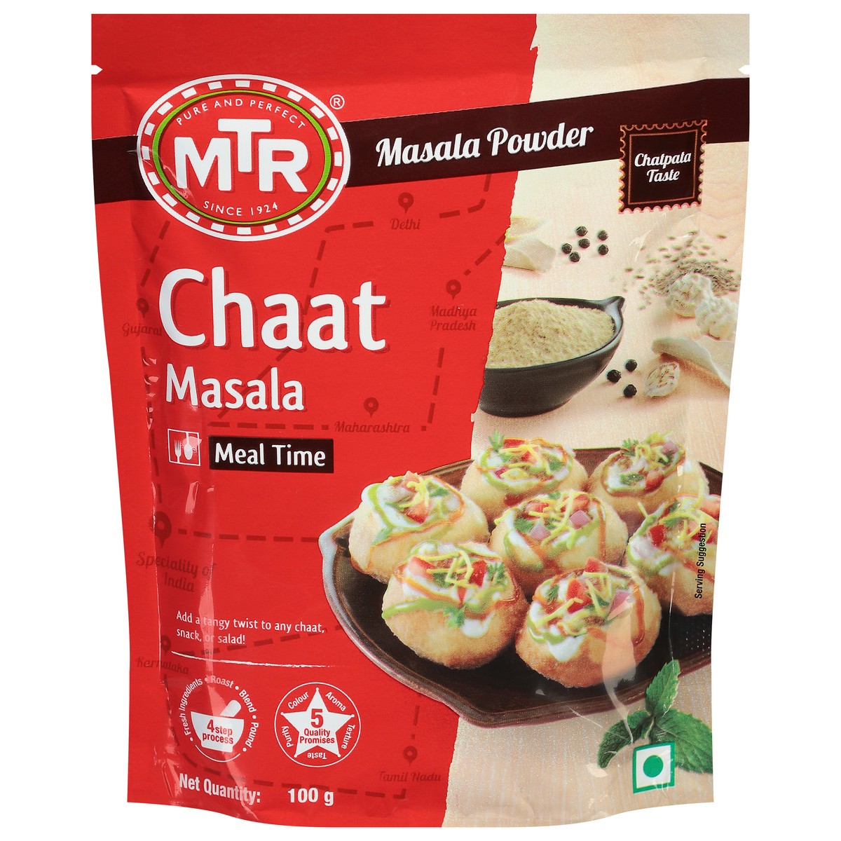 slide 1 of 12, Mtr Chaat Masala 100 g, 3.53 oz