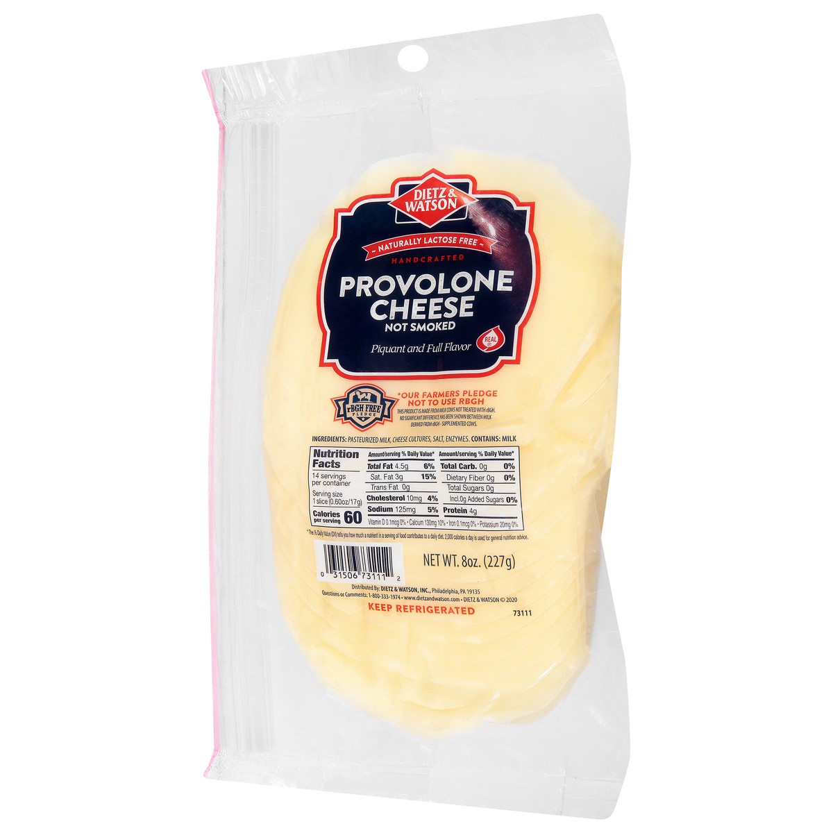 slide 8 of 9, Dietz & Watson Smoked Provolone Cheese at the Meijer deli counter, 8 oz