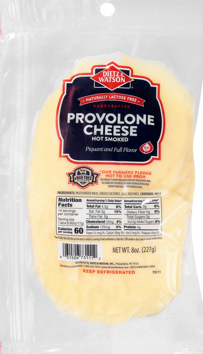 slide 3 of 9, Dietz & Watson Smoked Provolone Cheese at the Meijer deli counter, 8 oz