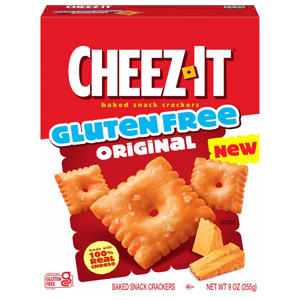 slide 1 of 13, Cheez-It Baked Snack Crackers Original, 9 oz