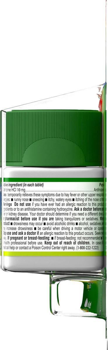 slide 3 of 4, Zyrtec Allergy Tablets, 10 mg, 40 Count, 40 ct