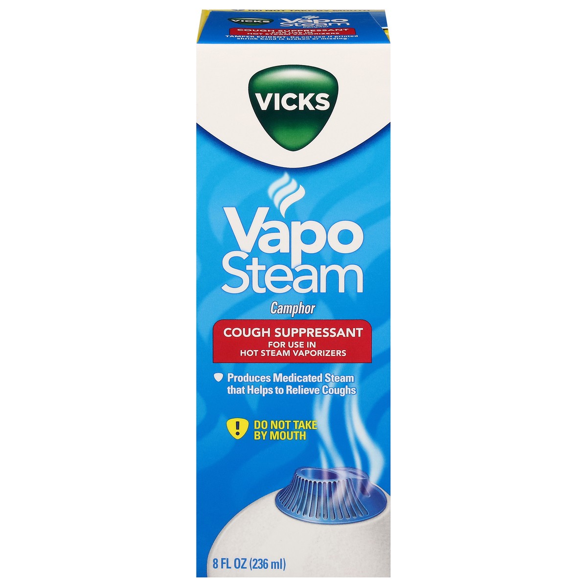 slide 7 of 13, Vicks VapoSteam Camphor Cough Suppressant 8 fl oz, 8 fl oz