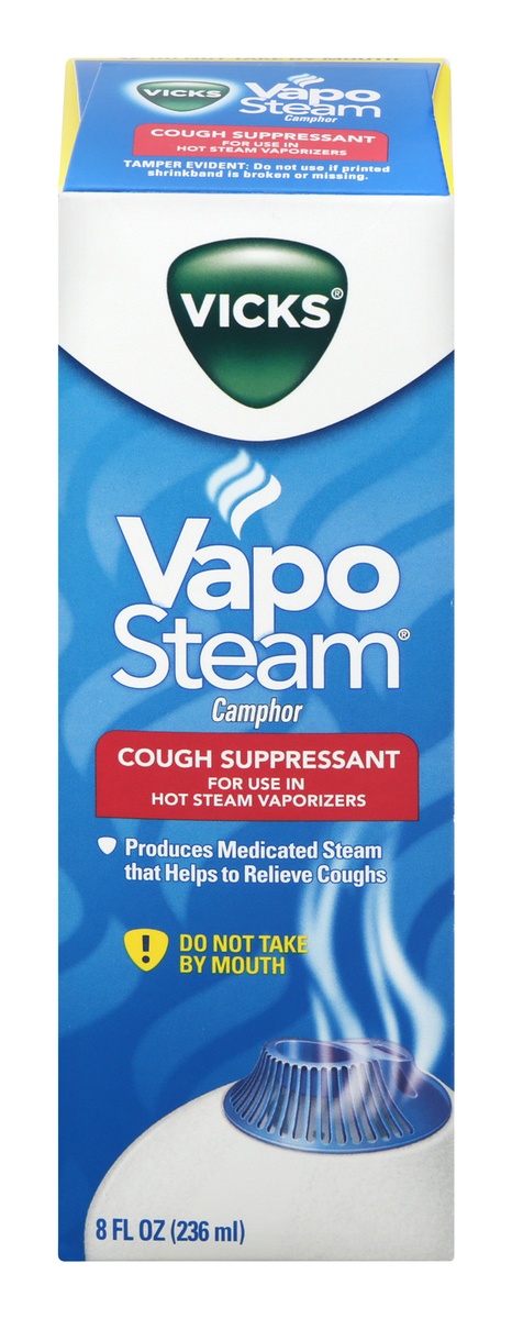 slide 1 of 1, Vicks Vapo Steam Cough Suppressant - 8 fl oz, 8 fl oz