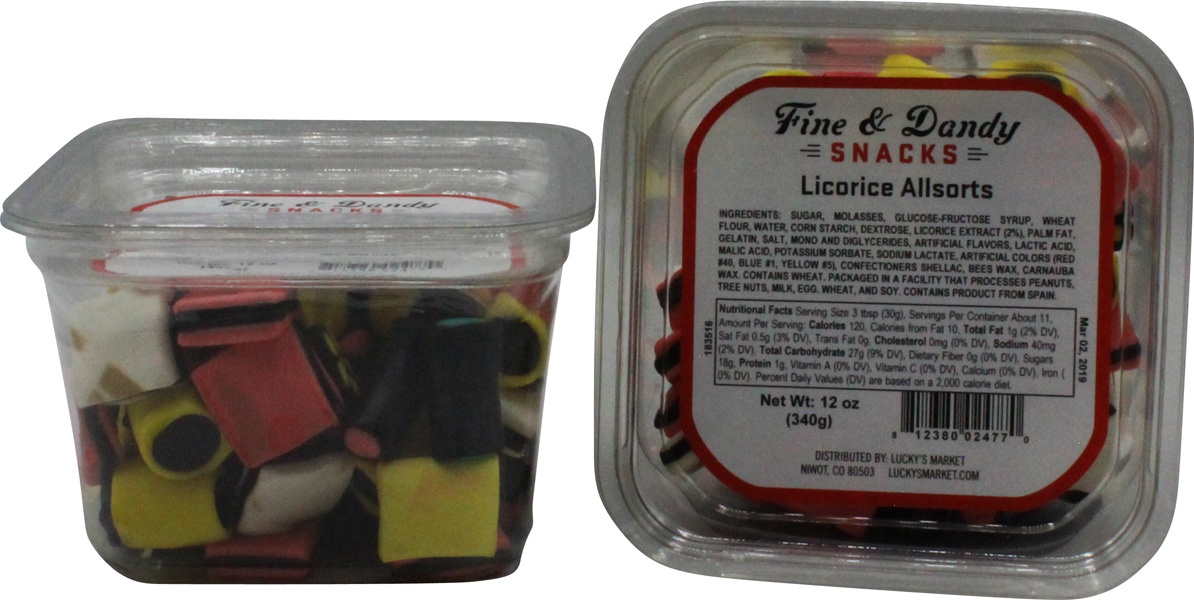 slide 1 of 1, Hot Rod Snacks Licorice All Sorts, 12 oz