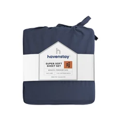 Havenstay Sheets, Twin/Twin XL, Navy