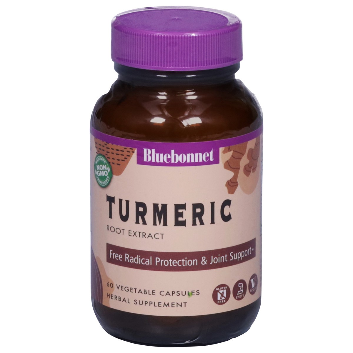 slide 11 of 14, Bluebonnet Nutrition Turmeric 60 Vegetable Capsules, 60 ct