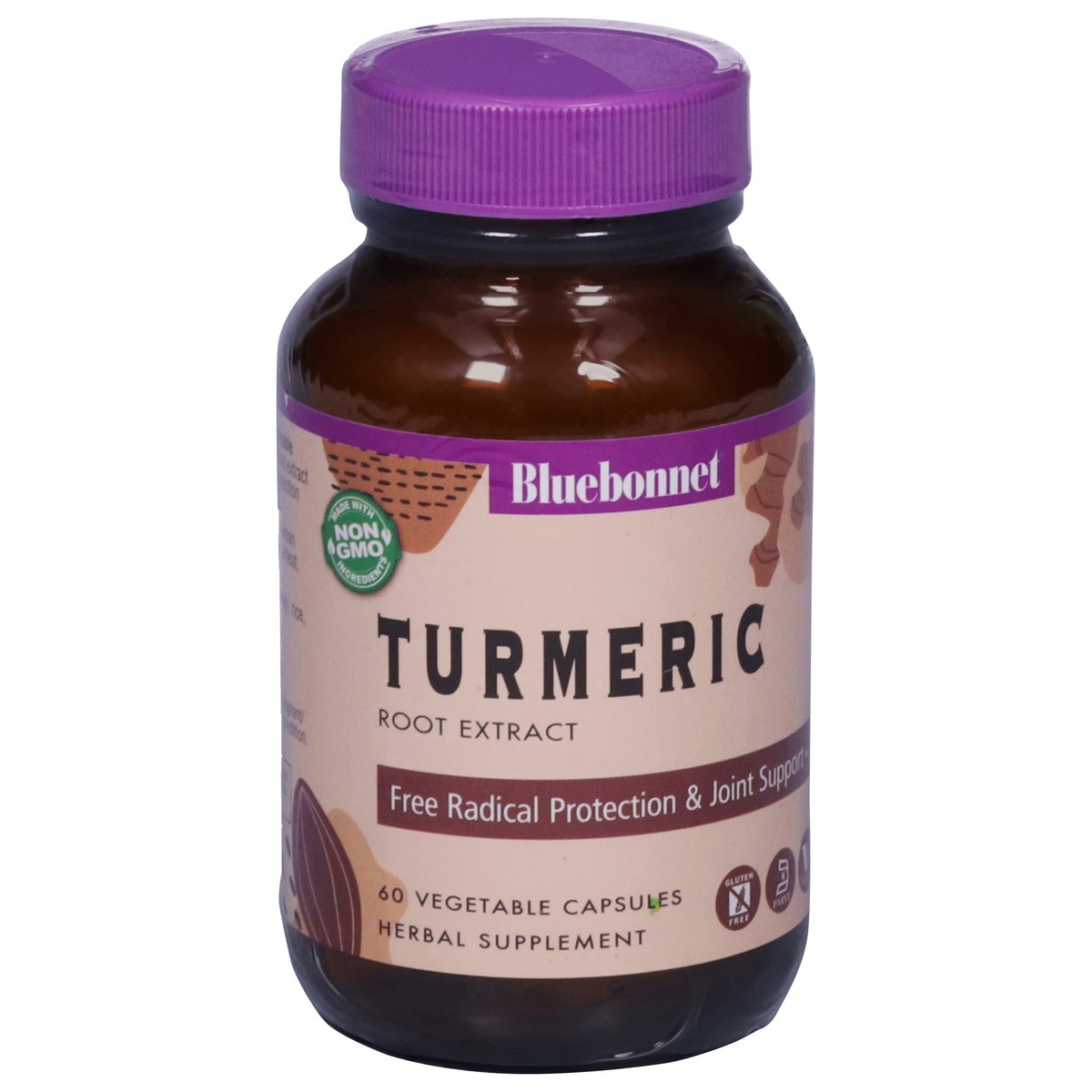 slide 6 of 14, Bluebonnet Nutrition Turmeric 60 Vegetable Capsules, 60 ct