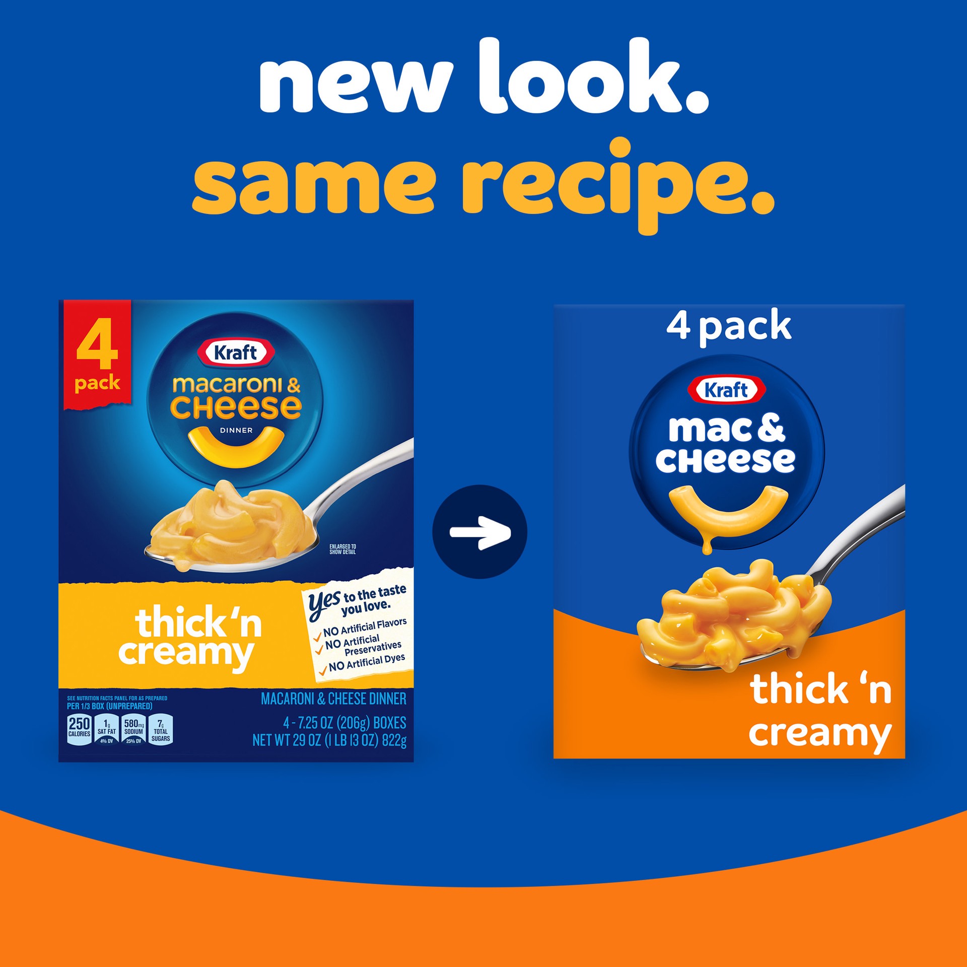 slide 2 of 5, Kraft Thick 'n Creamy Mac & Cheese Macaroni and Cheese Dinner, 4 ct Pack, 7.25 oz Boxes, 4 ct