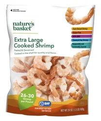 Nature's Basket Extra Large Peeled & Deveined Cooked Shrimp