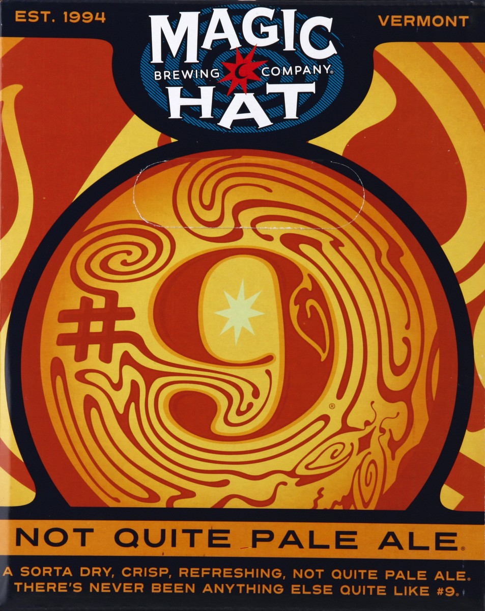 slide 3 of 6, Magic Hat #9 Not Quite Pale Ale, 12 ct; 12 fl oz