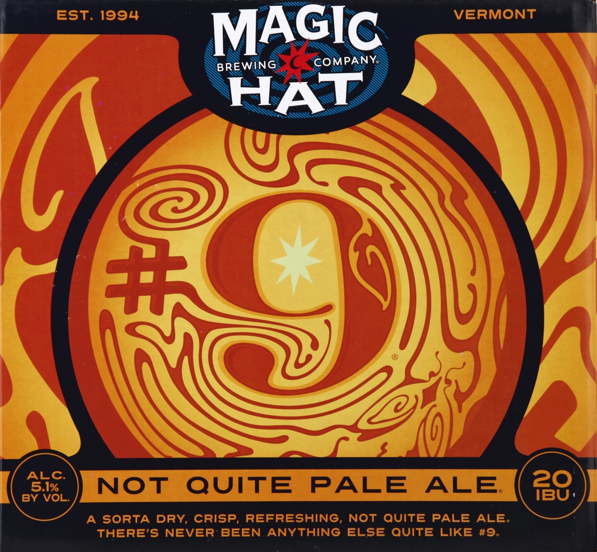 slide 5 of 6, Magic Hat #9 Not Quite Pale Ale, 12 ct; 12 fl oz