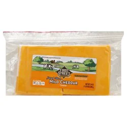 First Street Mild Sliced Cheddar Cheese