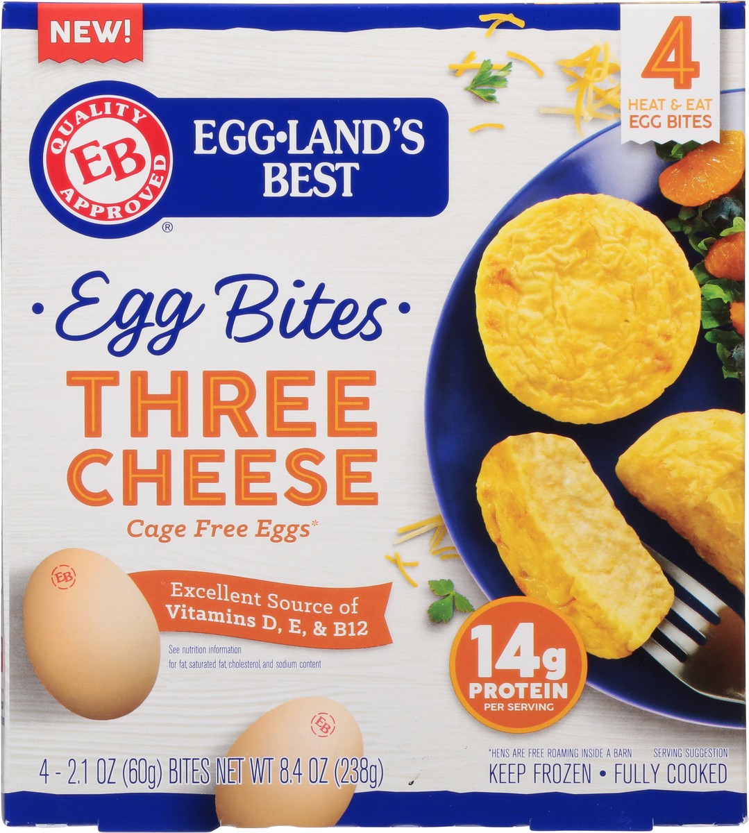 slide 6 of 9, Eggland's Best Three Cheese Egg Bites, 4 ct