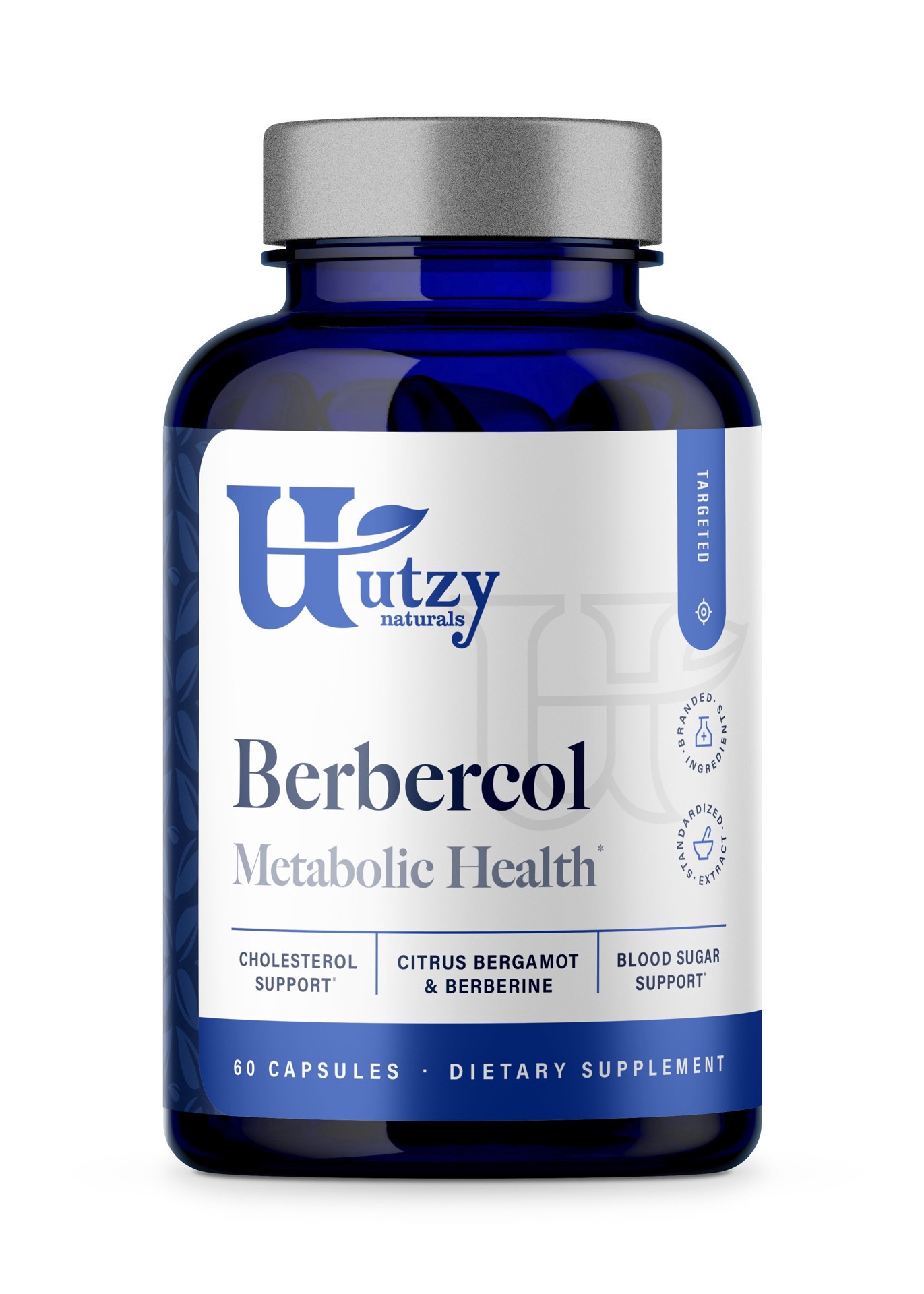 slide 1 of 1, Utzy Naturals Berbercol Capsules, 60 ct