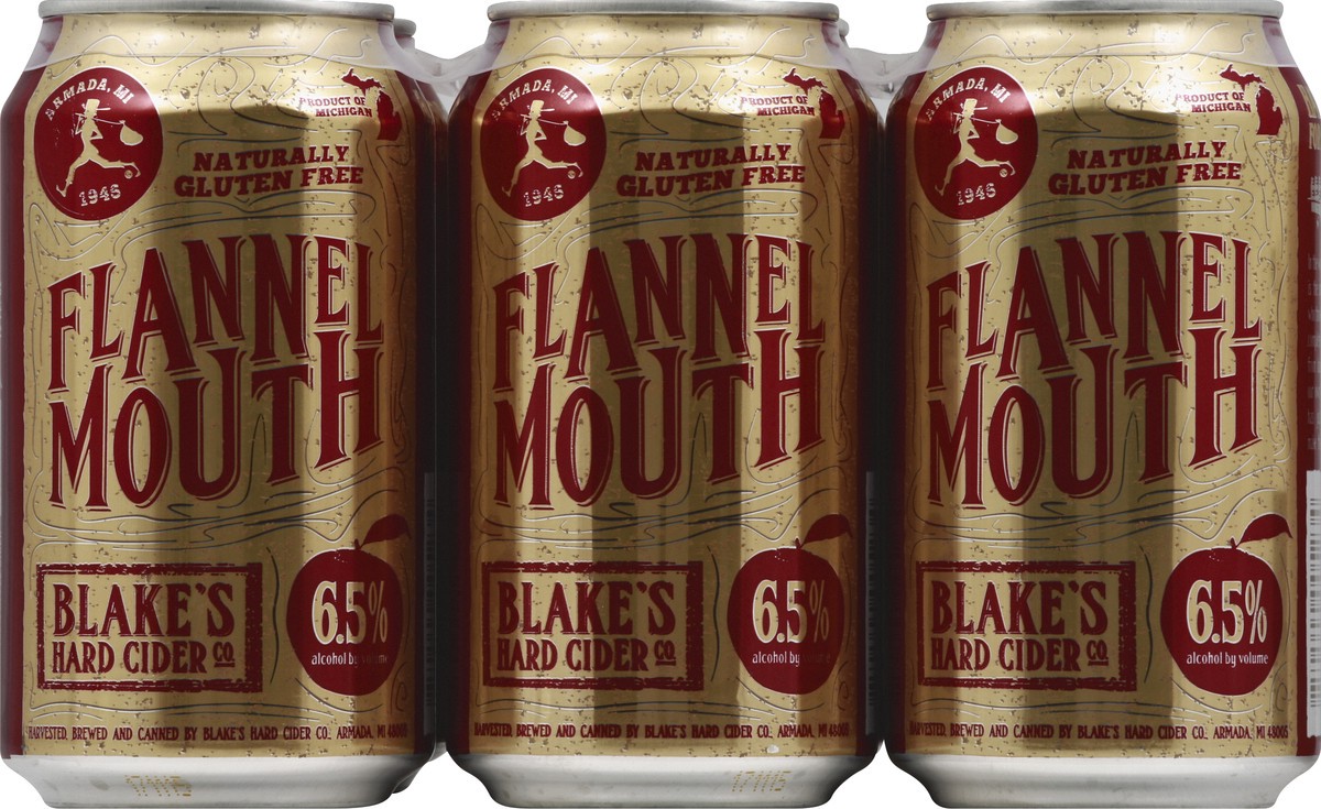 slide 1 of 5, Blakes Hard Cider Hard Cider 6 ea, 6 ct