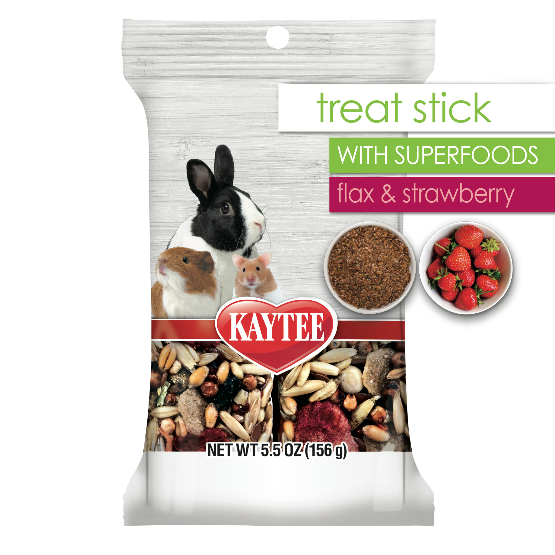 slide 2 of 10, Kaytee Superfood Treat Stick, Strawberry & Flax Seed, 5.5 Ounces, 1 ct