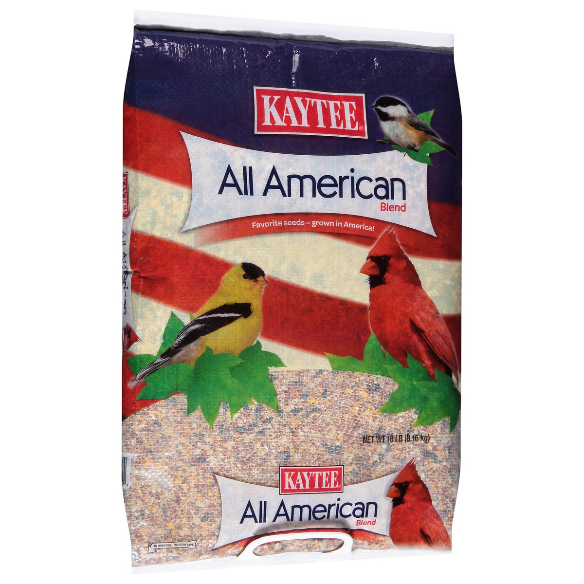 slide 7 of 10, Kaytee All American Blend Bird Food 18 lb, 18 ct