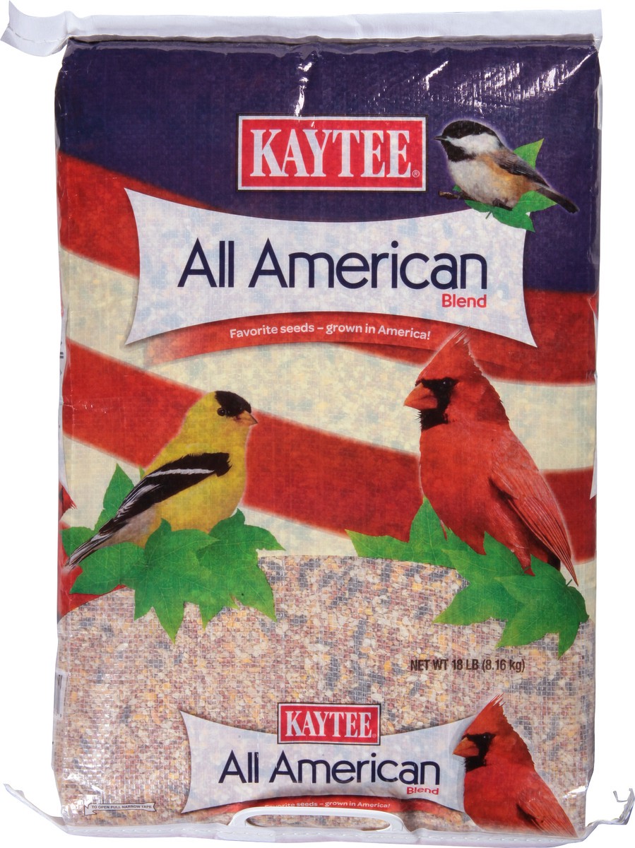 slide 10 of 10, Kaytee All American Blend Bird Food 18 lb, 18 ct