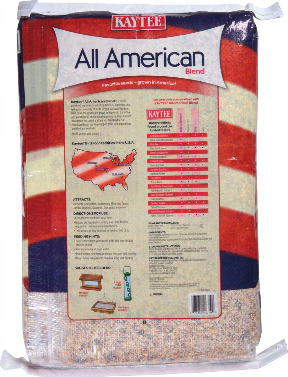 slide 2 of 10, Kaytee All American Blend Bird Food 18 lb, 18 ct