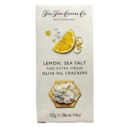 The Fine Cheese Co. Lemon Sea Salt And Extra Virgin Olive Oil Crackers