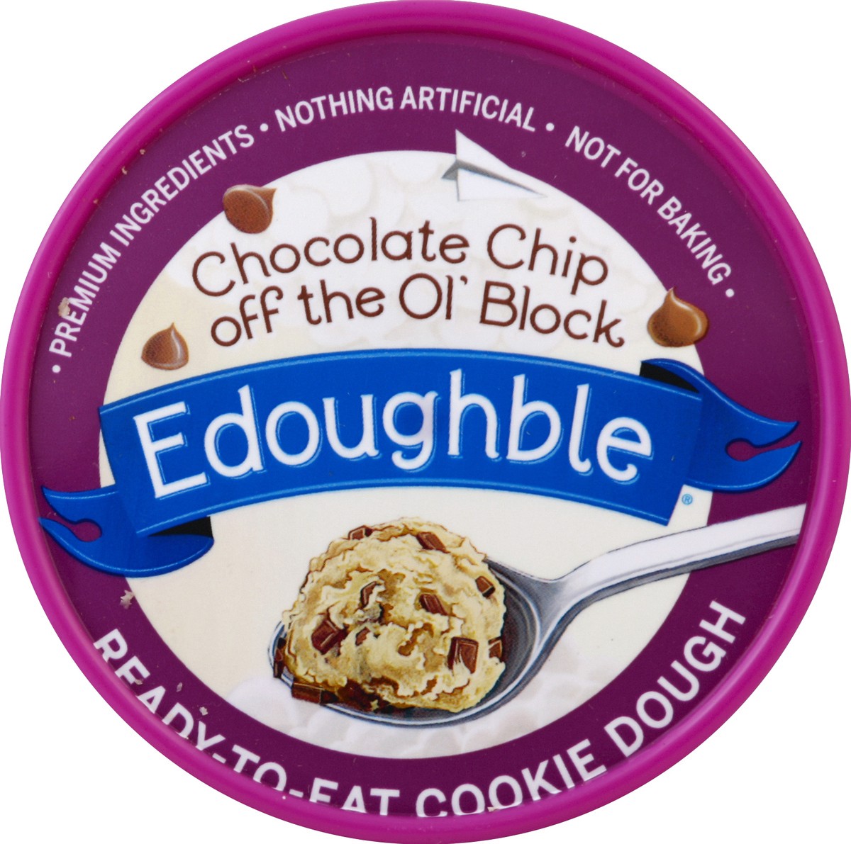 slide 3 of 3, Edoughble Chocolate Chip Cookie Dough 12 oz, 12 oz