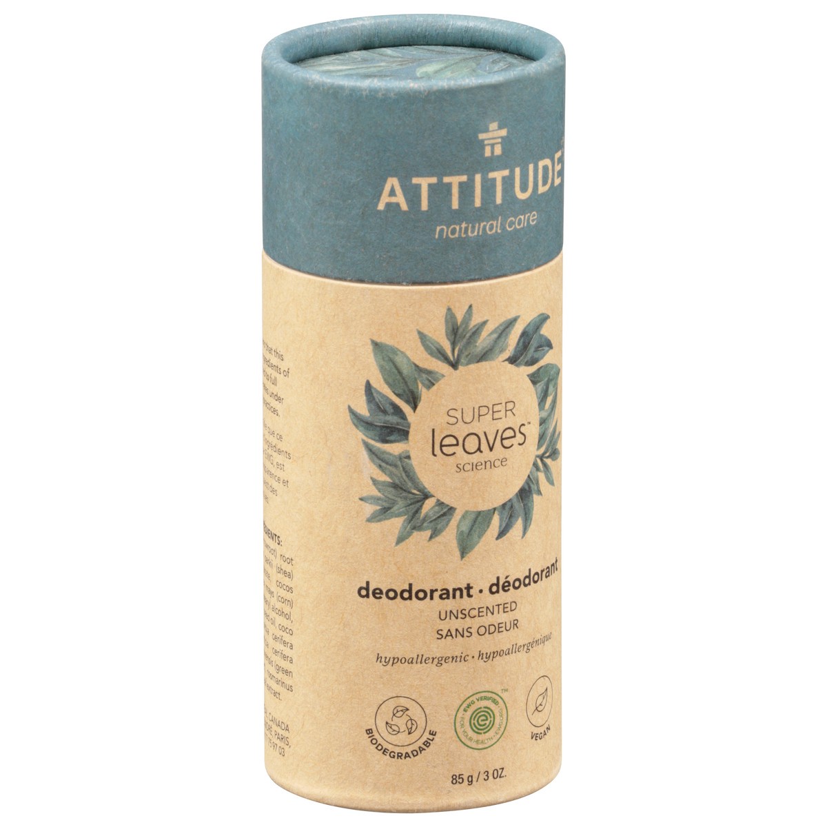 slide 3 of 10, Attitude Super Leaves Unscendeodorant 3Oz, 1 ct