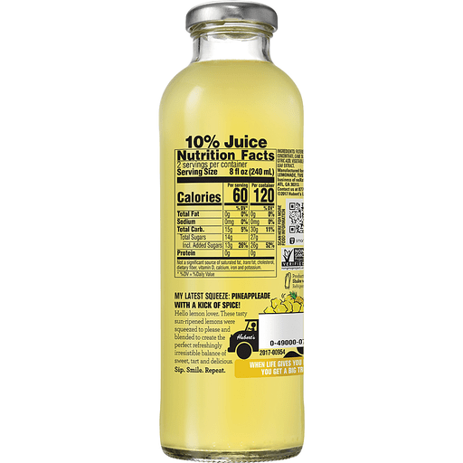 slide 2 of 3, Hubert's Pineapple Ginger Lemonade, 16 oz